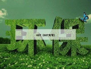 687（687大写）