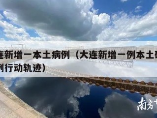 大连新增一本土病例（大连新增一例本土确诊病例行动轨迹）