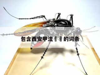 包含西安甲流㊙️的词条